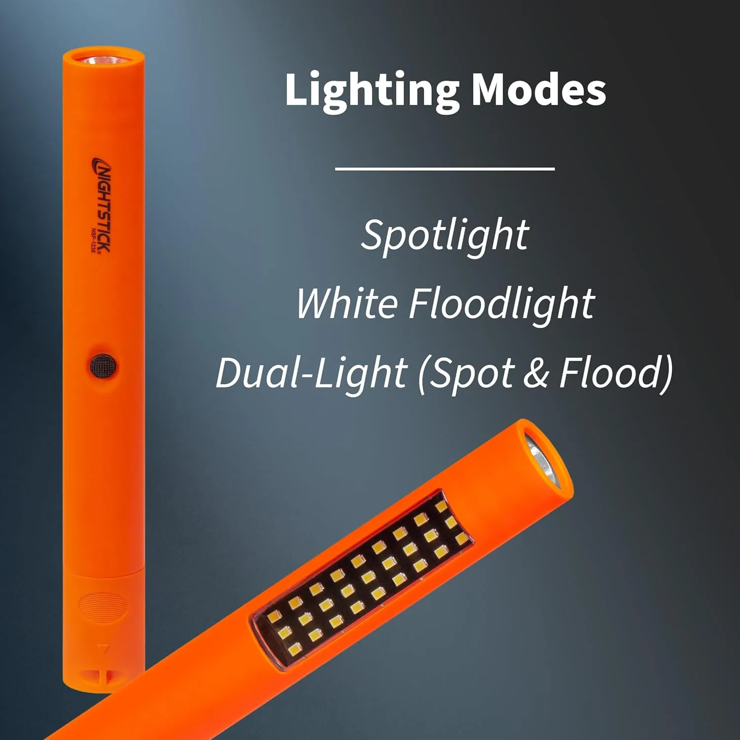 Nightstick NSP-1236 Multi-Purpose Flashlight - Floodlight - Dual-Light 1 Count (Pack of 1)