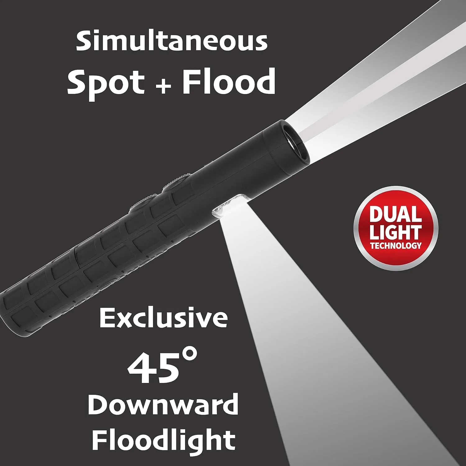 Nightstick NSP-1400 Dual-Switch Dual-Light Multi-Purpose Flashlight