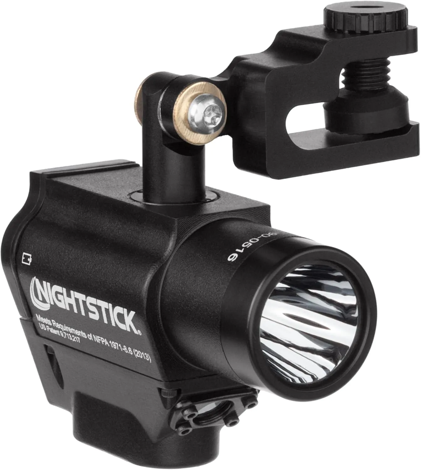 Nightstick NSP-4650B Helmet Mounted Multi-Function Led Dual-Light Flashlight, One Size, Black