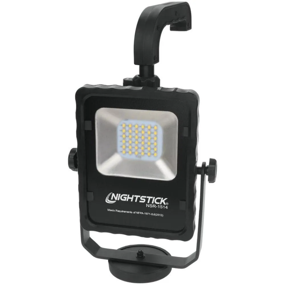 Nightstick NSR-1514 Rechargeable Led Area Light with Magnetic Baseblack