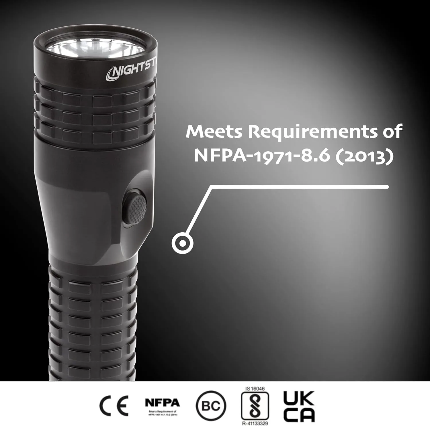 Nightstick NSR-9614XL Metal Rechargeable Duty/Personal-Size Flashlight,Black