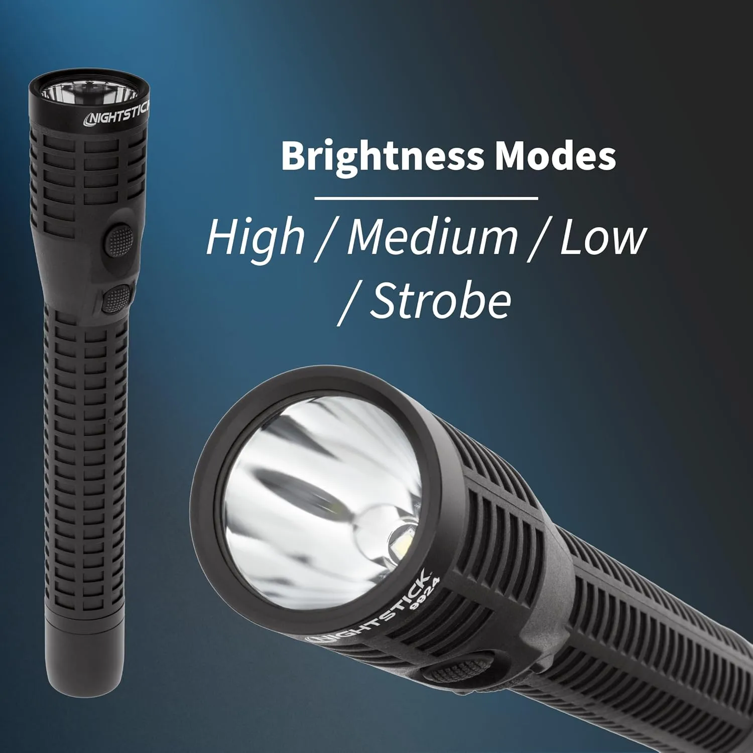 NIGHTSTICK NSR-9924X Polymer Dual-Light Rechargeable Flashlight