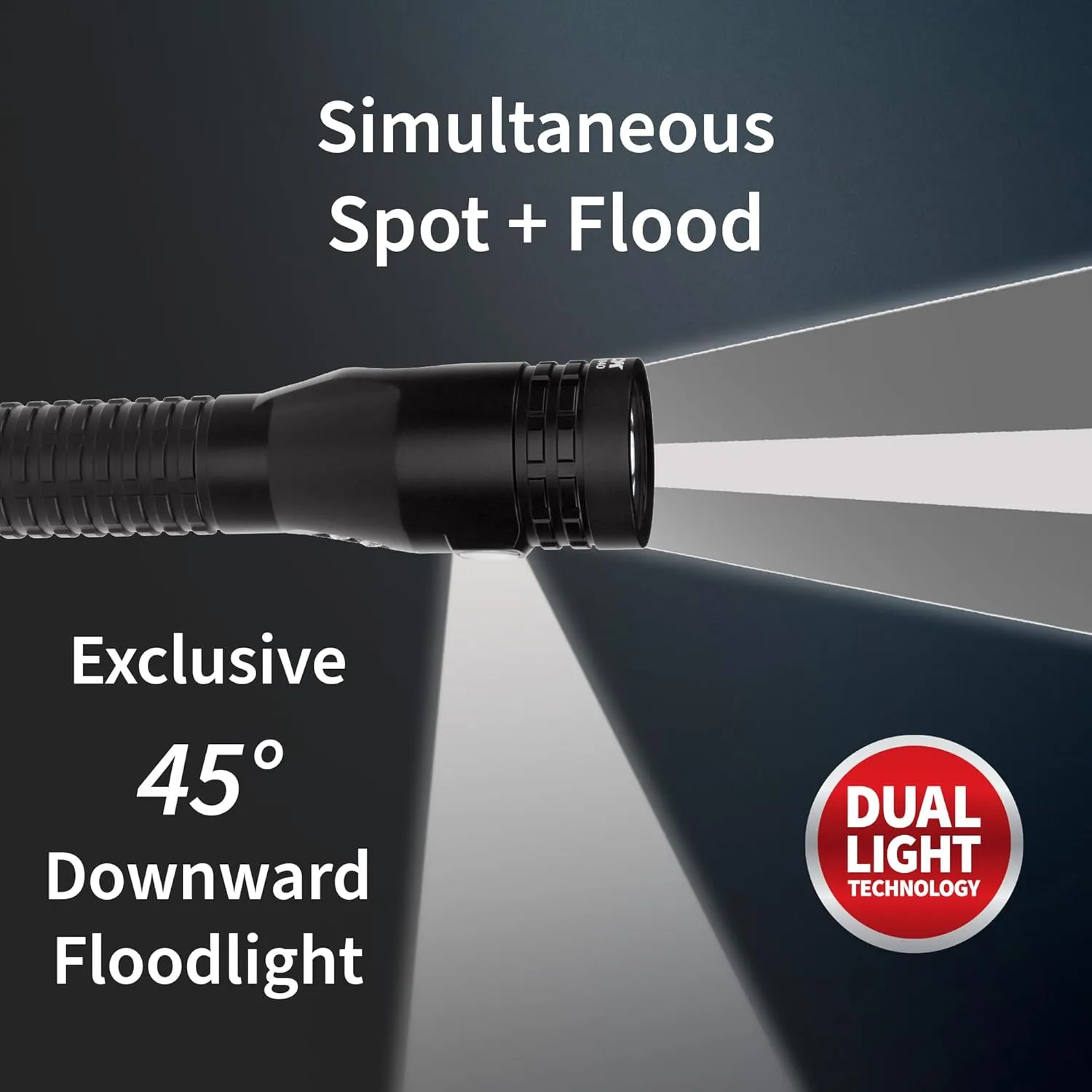 Nightstick Xtreme Lumens Multi-Function Rechargeable Dual-Light LED Flashlight