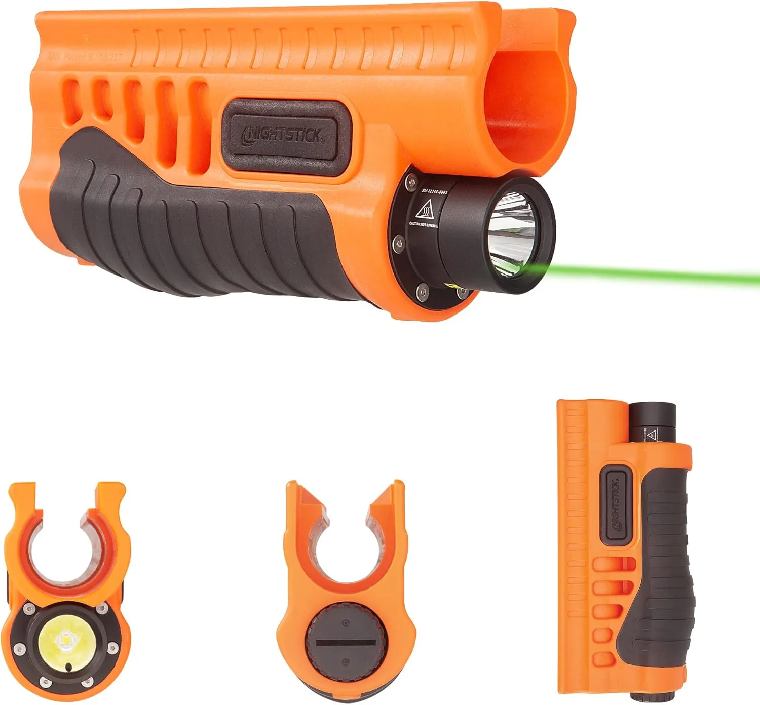 NIGHTSTICK SFL Shotgun Forend Light with Green Laser - 1200 Lumens