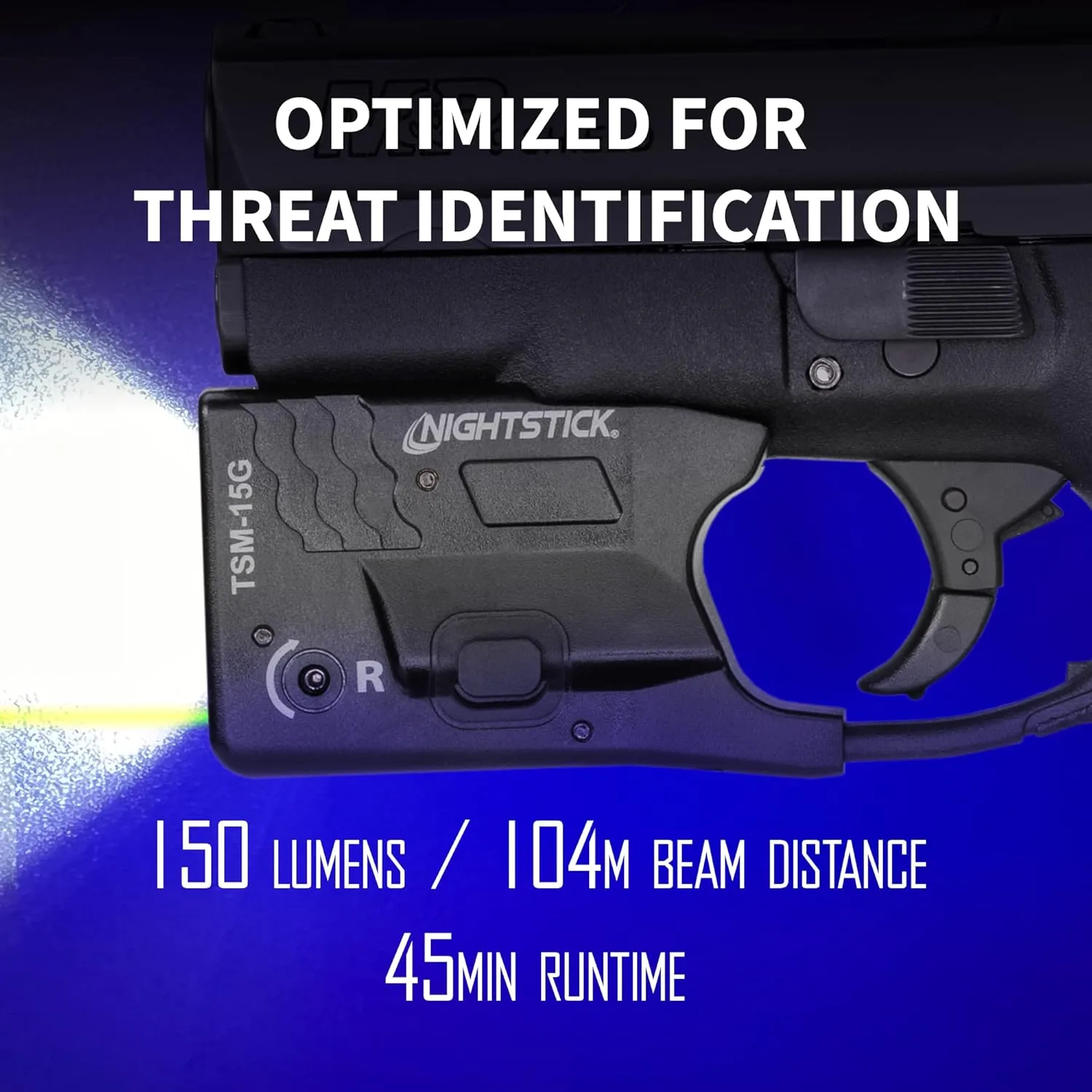 Nightstick TSM-15G 150-Lumen Rechargeable Tactical Light withGreen Laser