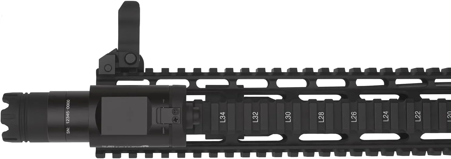 Nightstick TWM-852XL 850-Lumen Tactical Rail-Mounted Light with Single Push Button