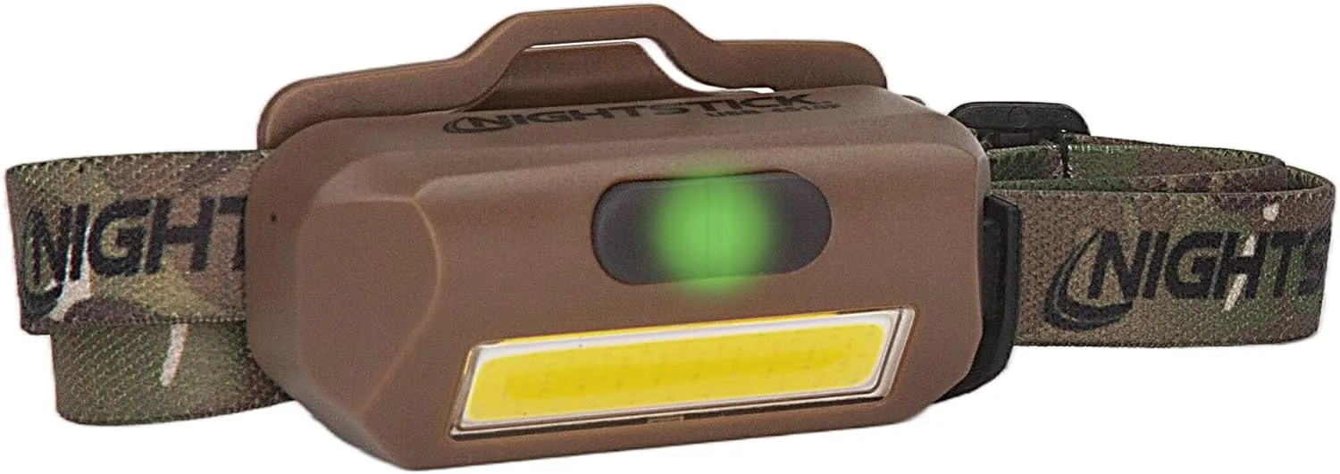Nightstick USB-4510 Multi-Flood USB Headlamp w/ Brim Clip & Strap - LiPo Rechargeable