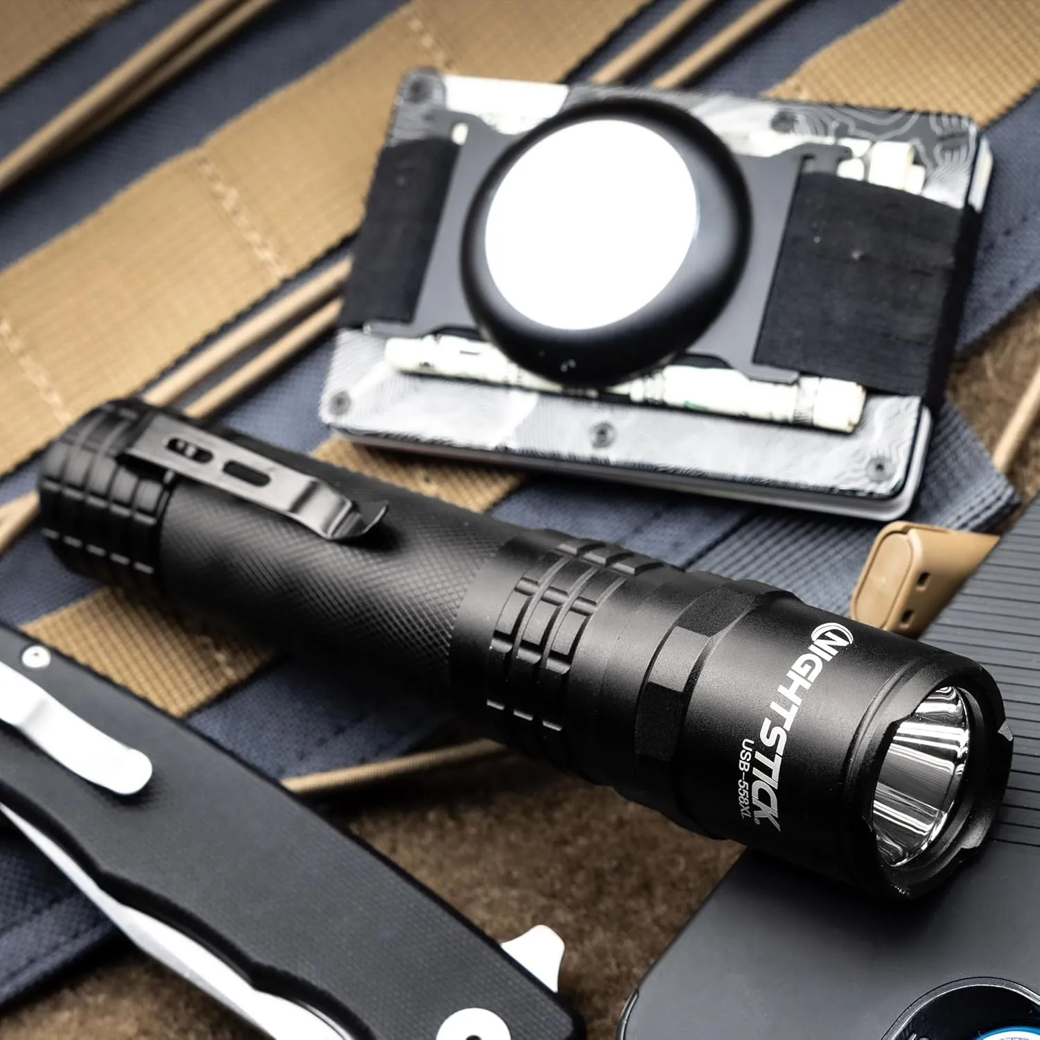 Nightstick USB-558XL USB Rechargeable Multi-Function Tactical Flashlight