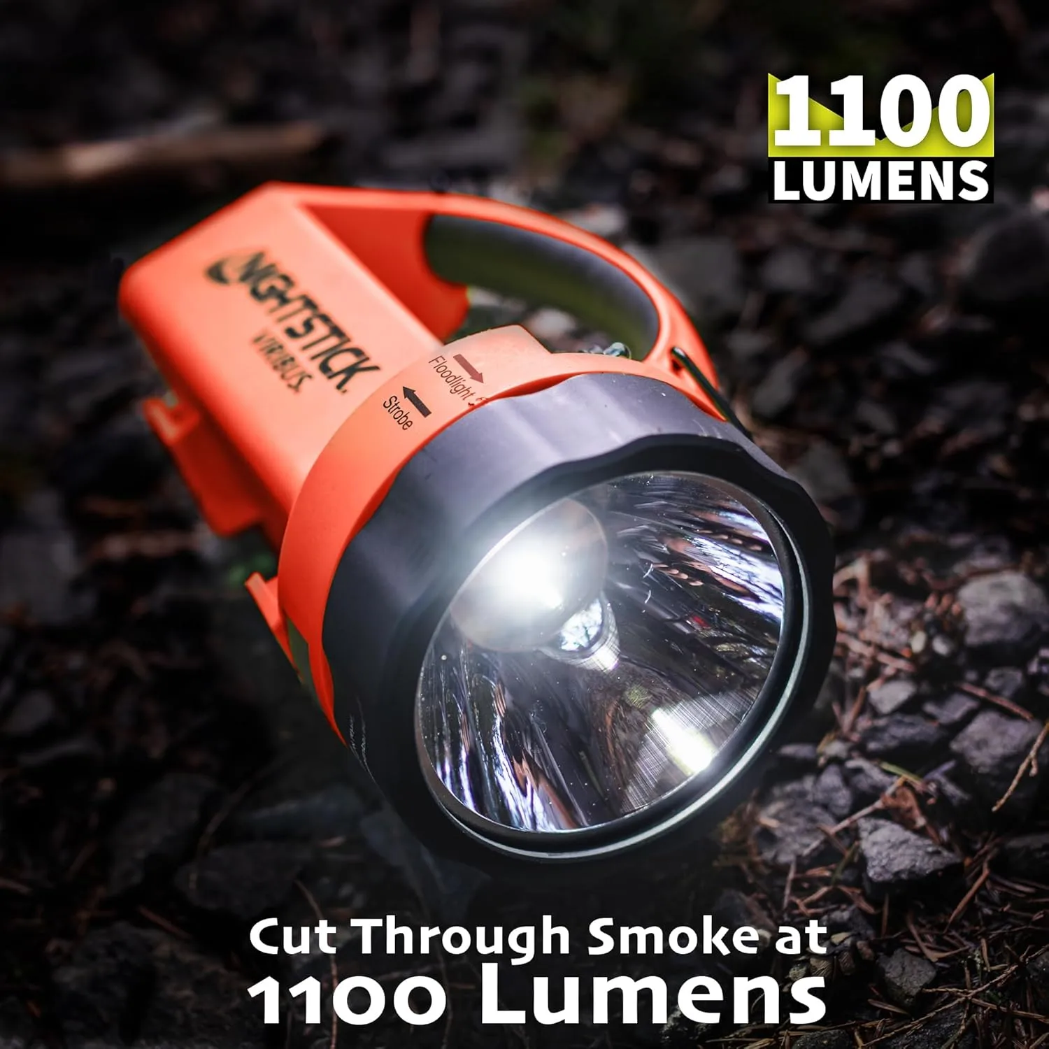 Nightstick XPR-5581RX Viribus - is Rechargeable X-Series Dual-Light Lantern Light - Red