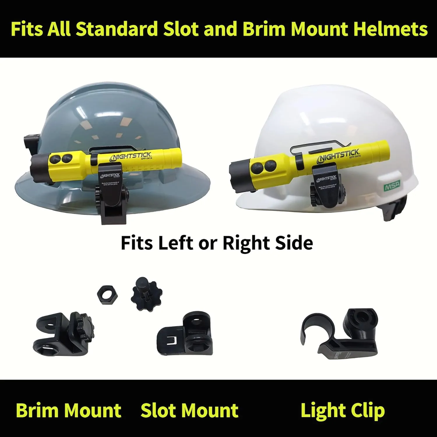 Nightstick XPP-5414GX-K01 X-Series Dual-Light Intrinsically Safe Flashlight w/ Multi-Angle Mount