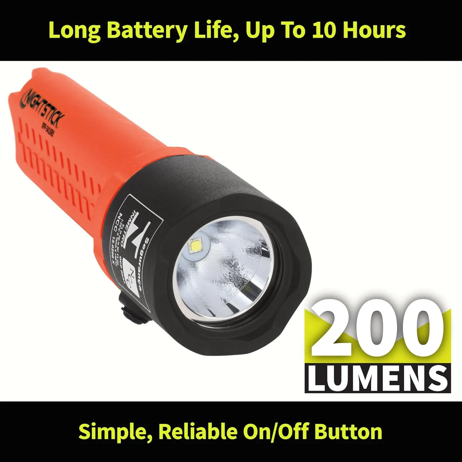 Nightstick XPP-5418RX Intrinsically Safe Flashlight-3 AA (not Included) -Red-UL913 / ATEX, Multicolor