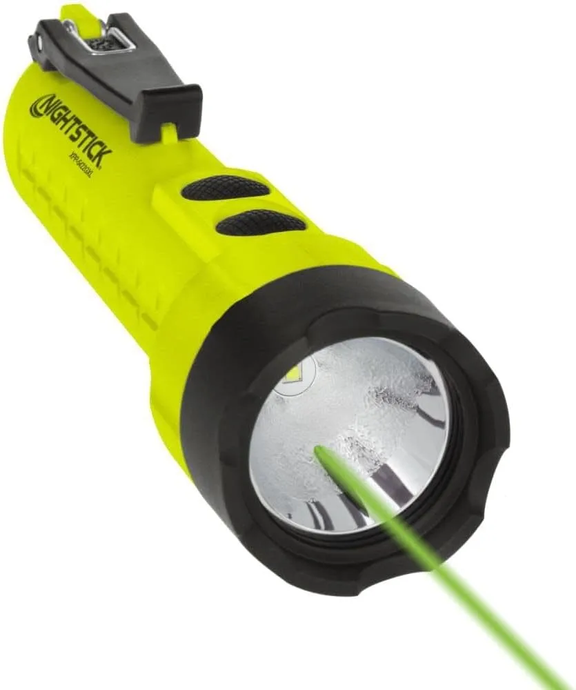 Nightstick XPP-5422GXL Intrinsically Safe Flashlight w/Green Laser - 3 AA (not Included) - Green - UL913