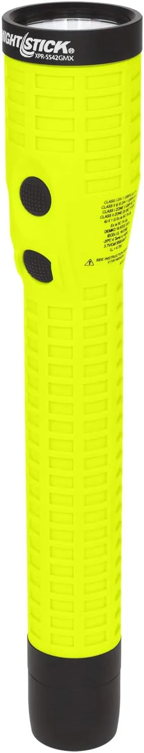 Nightstick XPR-5542GMX X-Series Intrinsically Safe Rechargeable Dual-Light Flashlight with Magnet, One Size, Green