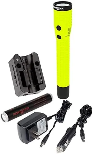 Nightstick XPR-5542GMX X-Series Intrinsically Safe Rechargeable Dual-Light Flashlight with Magnet, One Size, Green