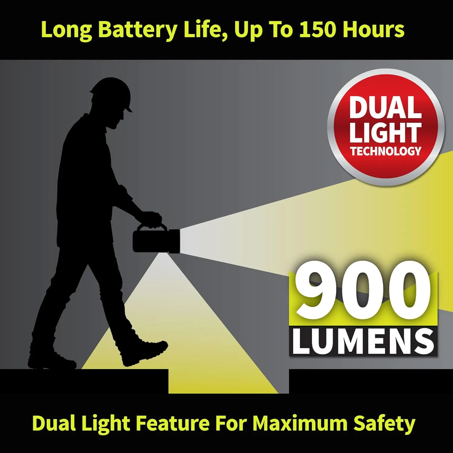 NIGHTSTICK XPR-5586GX Intrinsically-Safe Xtreme Lumens Rechargeable Dual-Light Lantern - Green