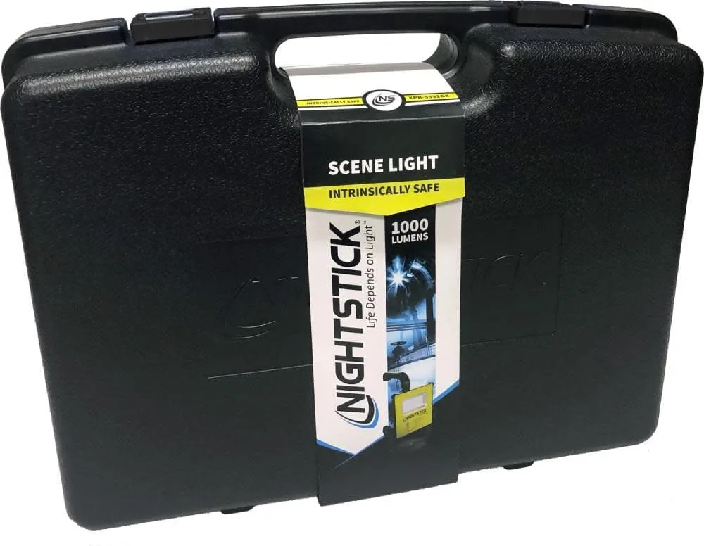 Nightstick XPR-5592GX [ZONE 0] Intrinsically Safe Rechargeable Scene Light w/Magnetic Base, Green
