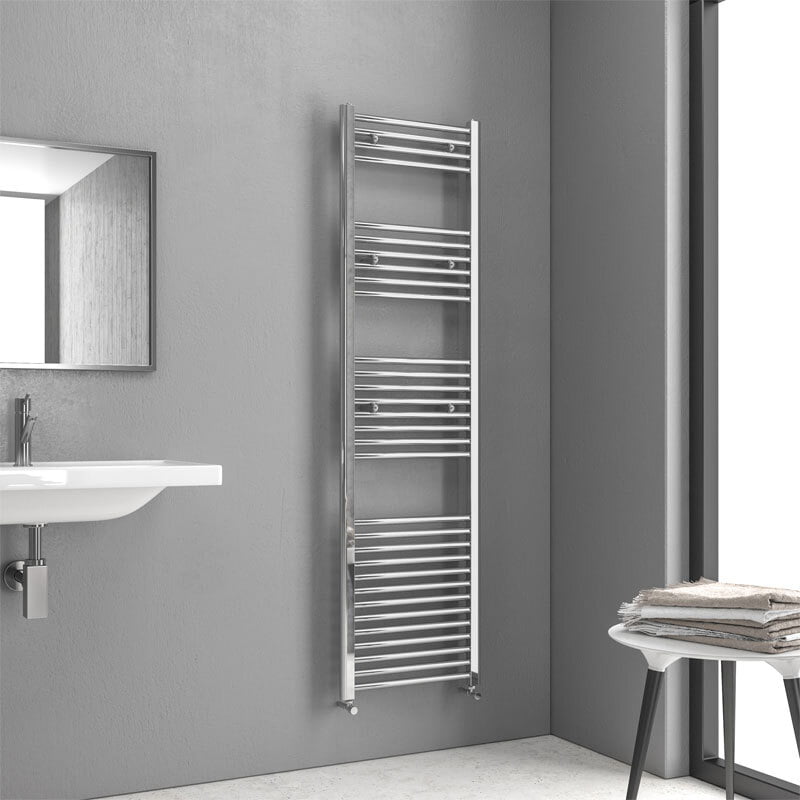 RADIATOR KARAG NILE 1180-450 CHROME 300WATT THERMOSTATIC