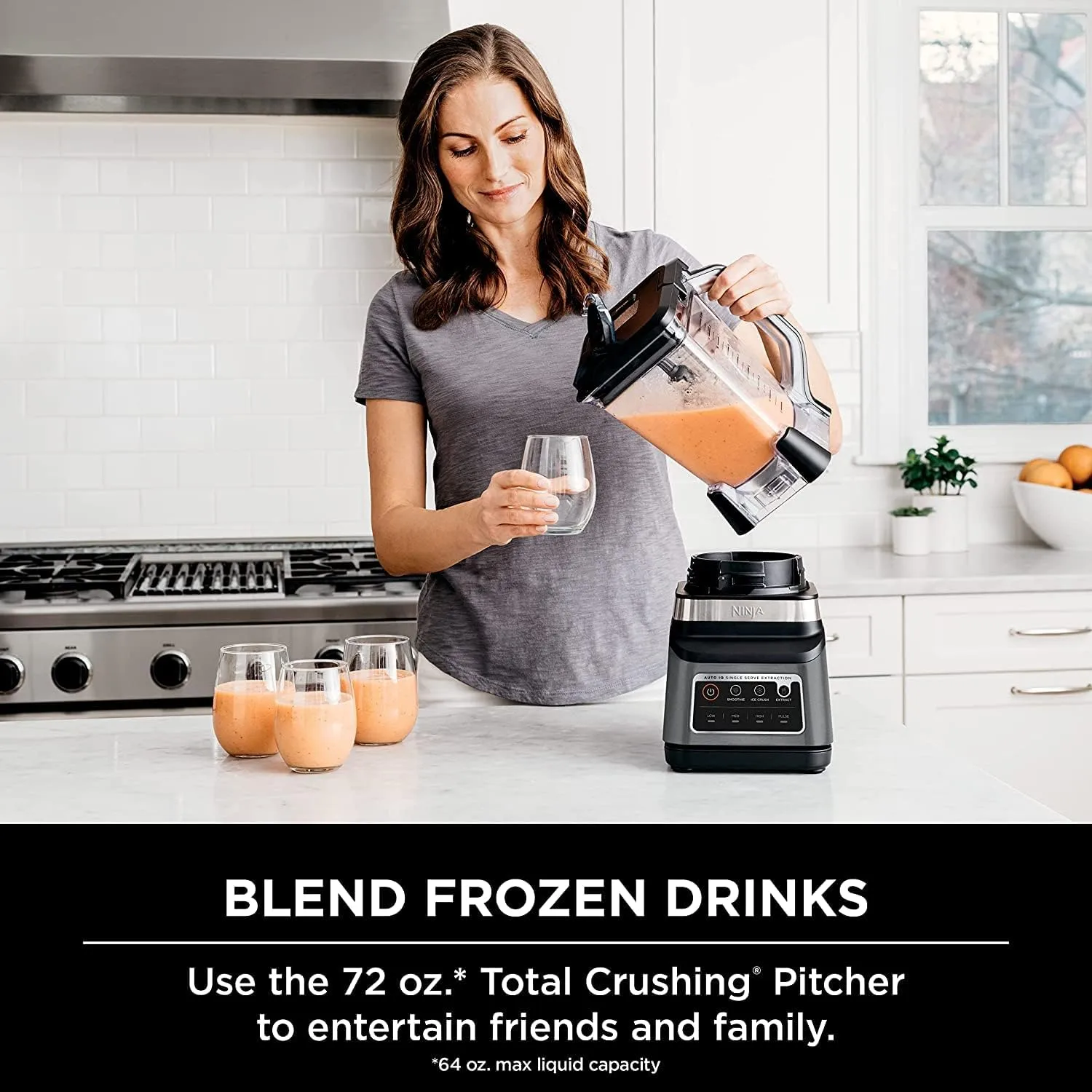 NINJA Professional Plus Blender with Auto-iQ, 1400 Peak Watts, 72-oz Total Crushing Pitcher