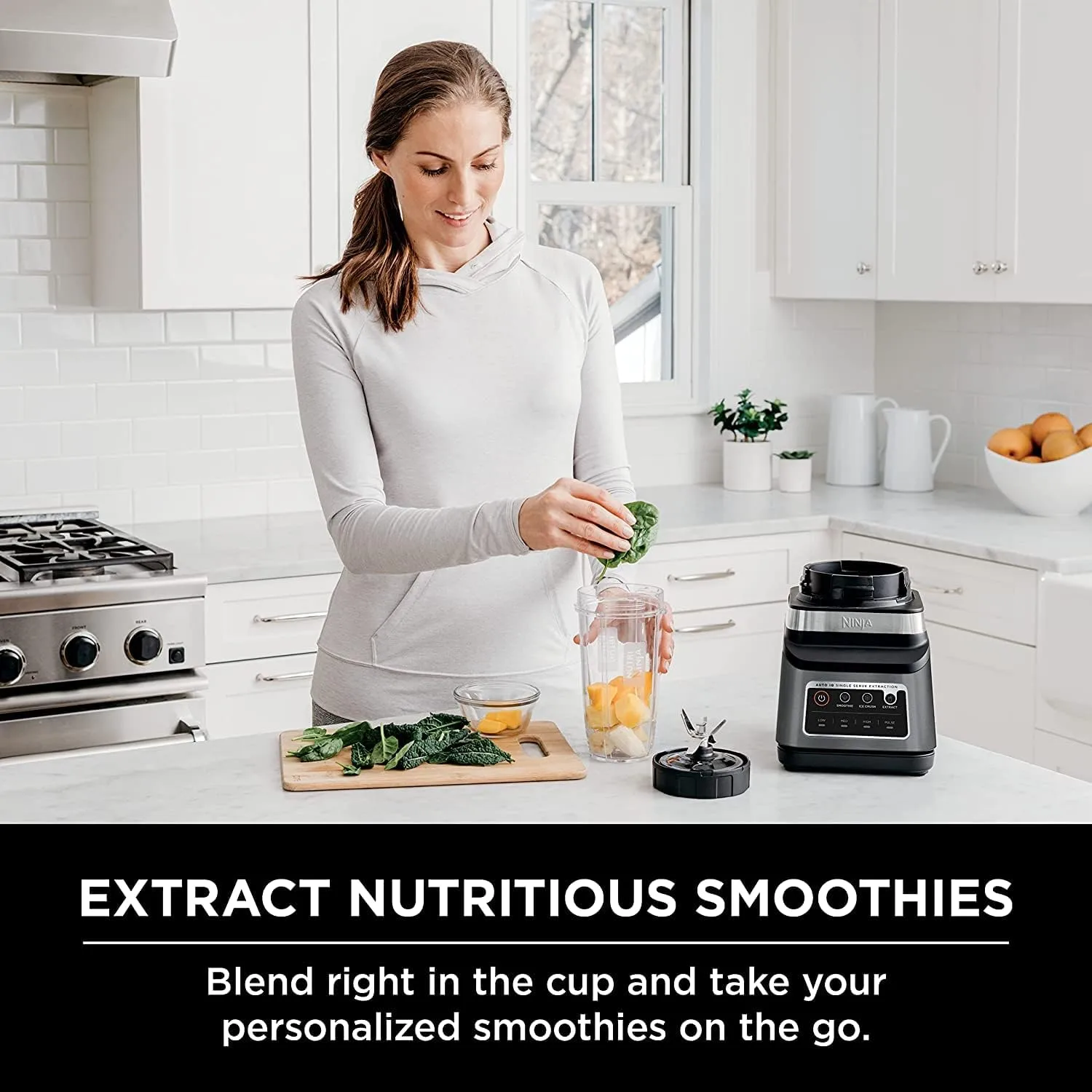 NINJA Professional Plus Blender with Auto-iQ, 1400 Peak Watts, 72-oz Total Crushing Pitcher