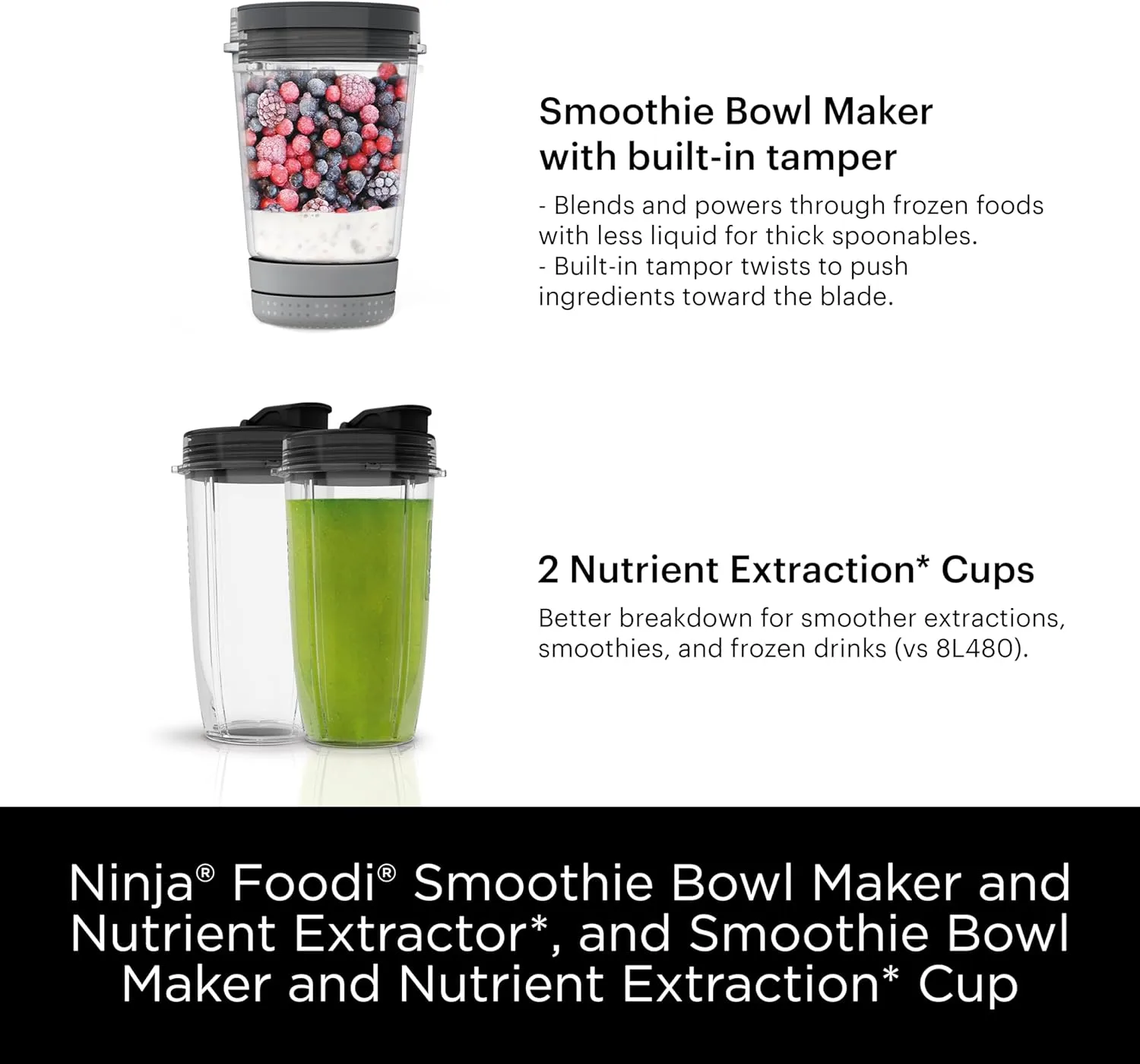 Ninja Blenders for Kitchen | Smoothie Blender, Mixer, Grinder - Premium Blending Performance for Sauces, Frozen Drinks
