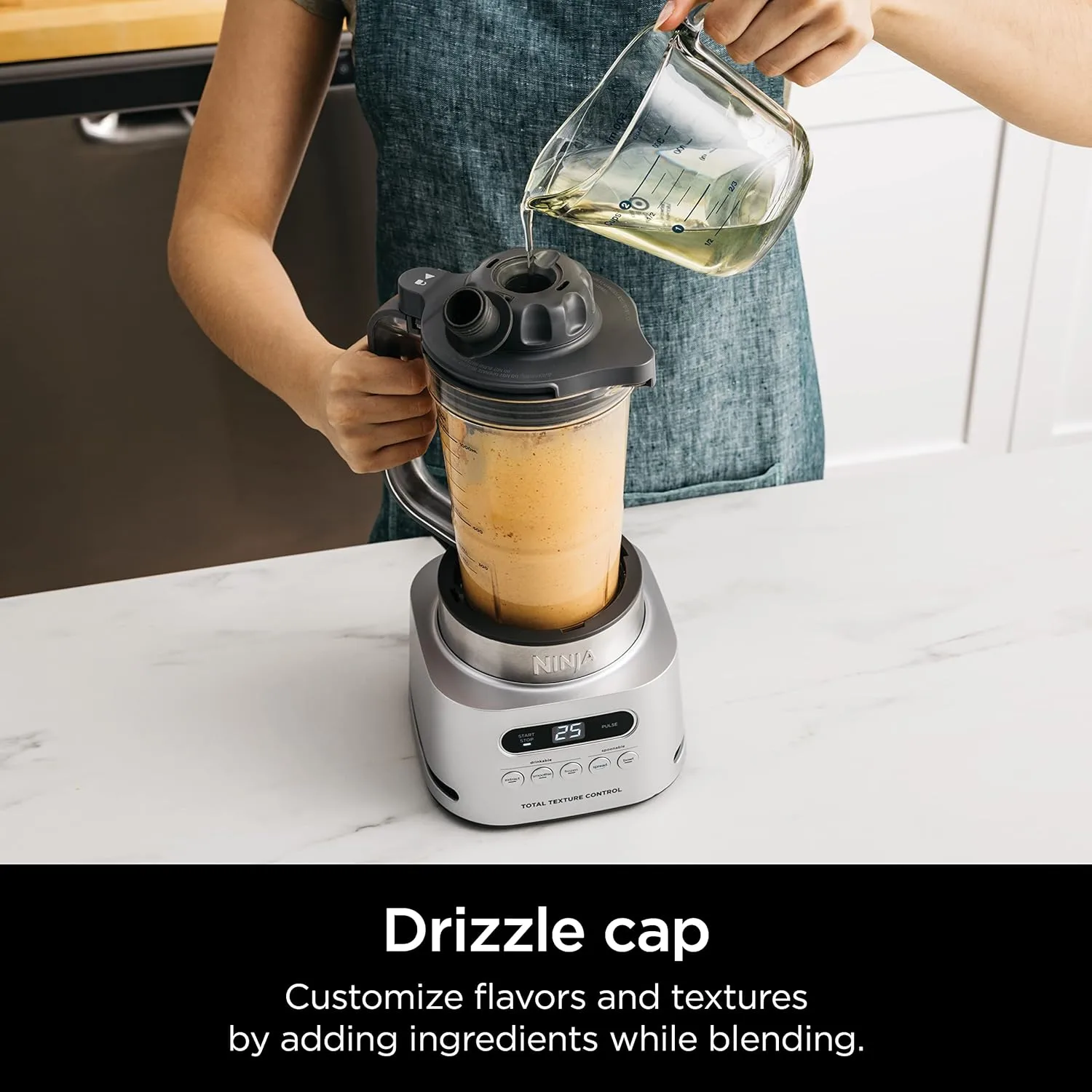 Ninja SS151 TWISTi Blender DUO, High-Speed 1600 WP Smoothie Maker & Nutrient Extractor* 5 Functions Smoothie, Spreads & More