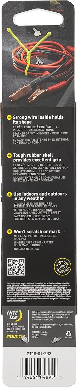 Nite Ize Original Gear Tie Reusable Rubber Twist Ties