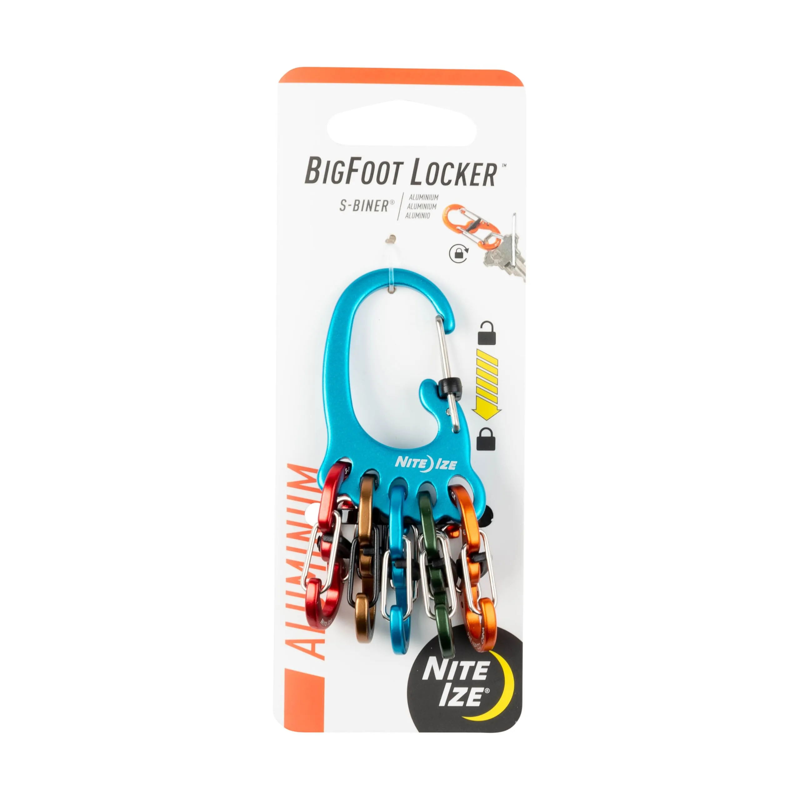 NITE IZE BigFoot KeyRack Aluminum Key Holder