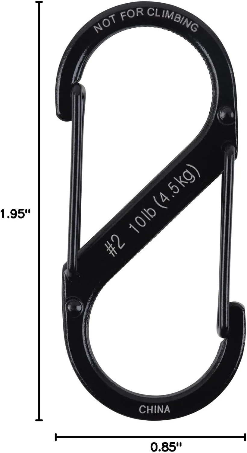 NITE IZE S-Biner Stainless Steel Dual-Gated Carabiner