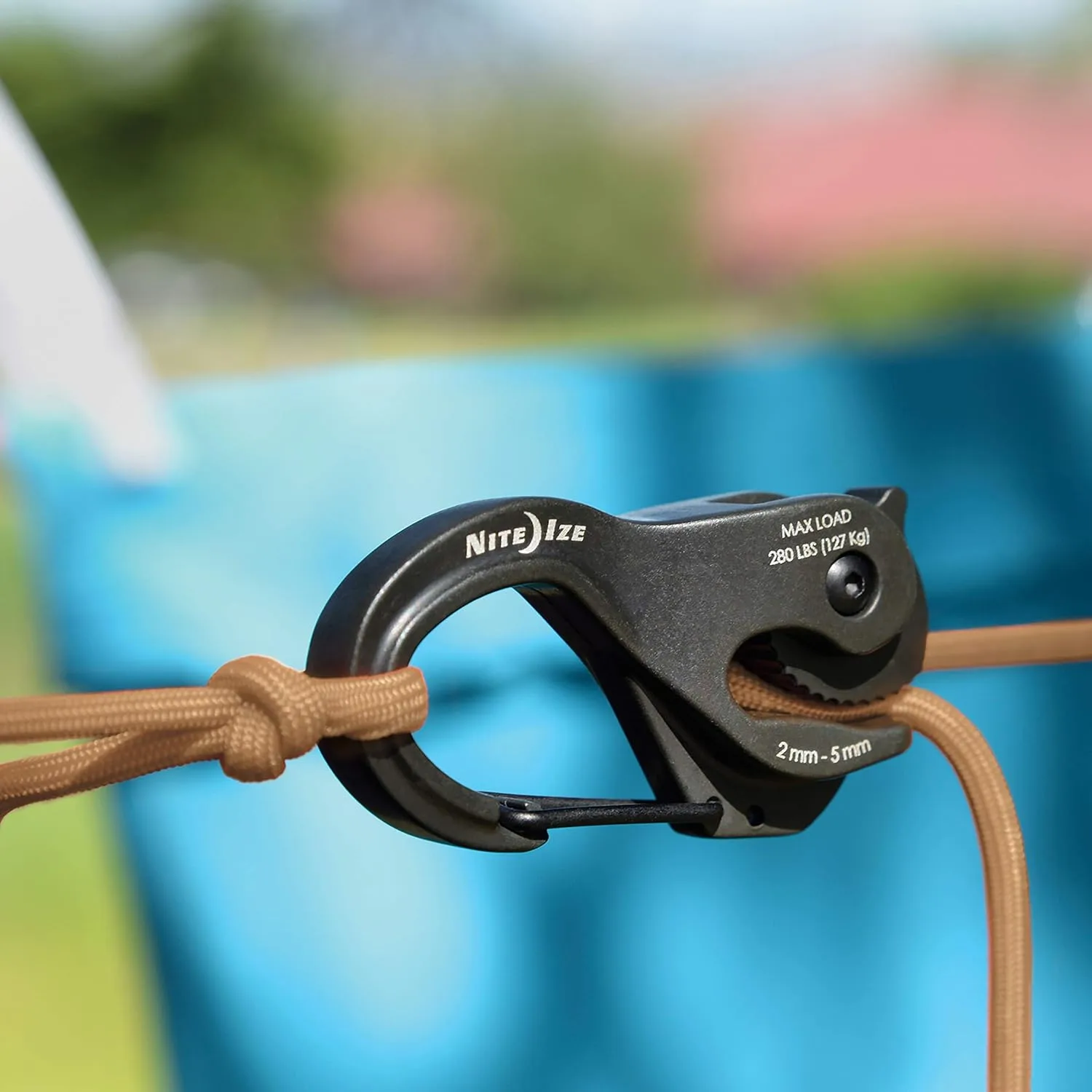 Nite Ize CamJam Cord/Rope Tightener with Carabiner Clip