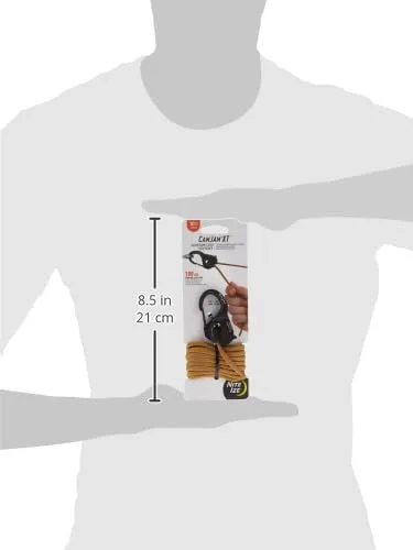 Nite Ize CamJam Cord/Rope Tightener with Carabiner Clip