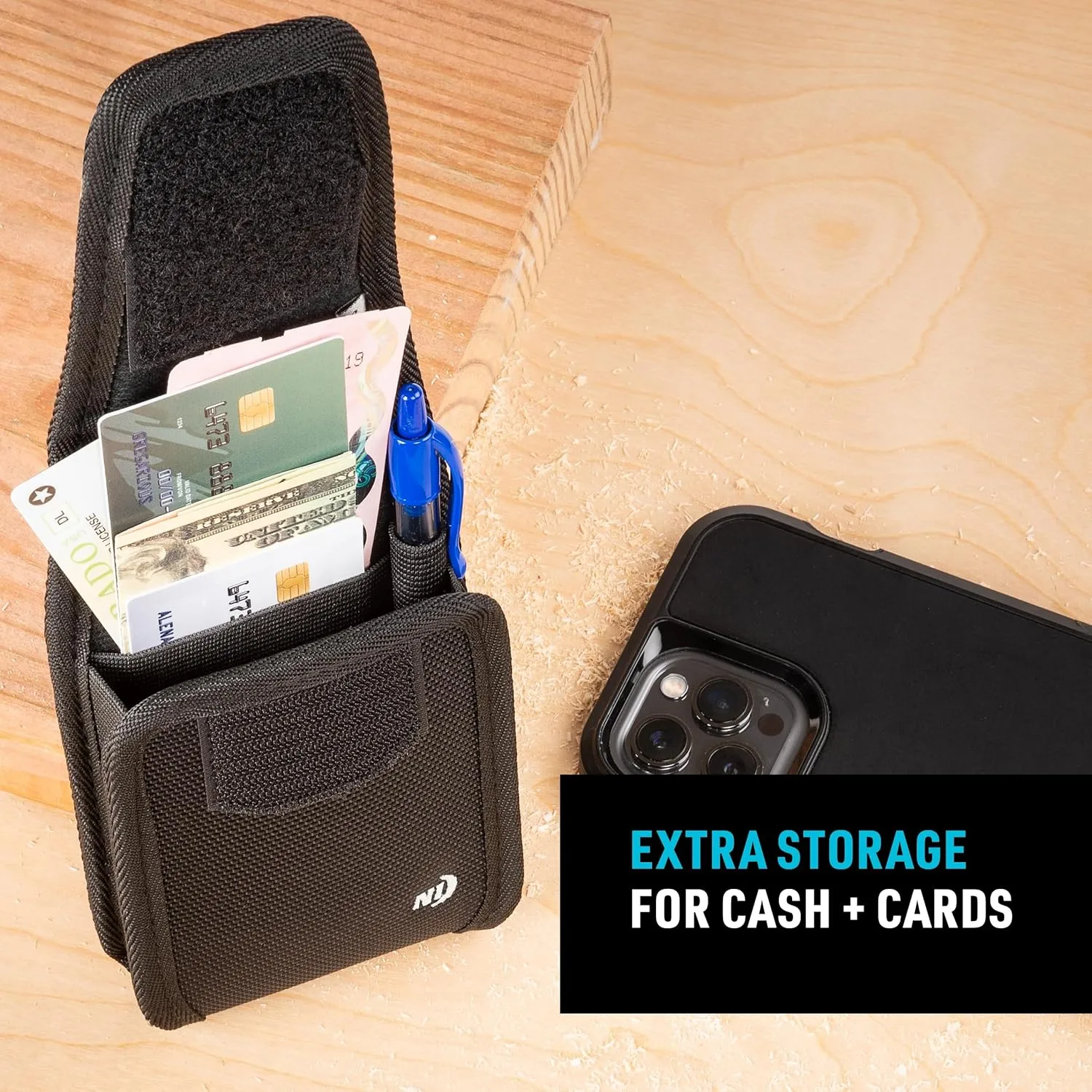 NITE IZE Clip Case Cargo Universal Rugged Phone Holster