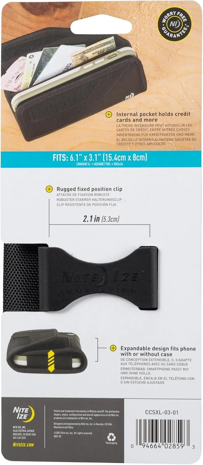 Nite Ize Clip Case Hardshell Horizontal Phone Holster