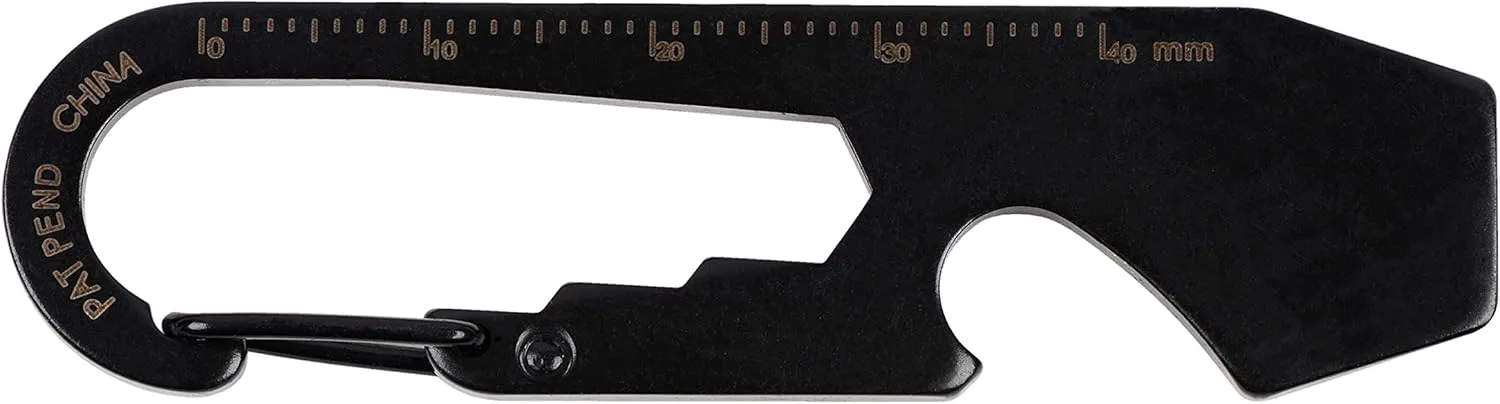 Nite Ize DoohicKey Keychain Multi Tool, Stainless-Steel 5-in-1 Multi Tool With Bottle Opener + Carabiner Clip