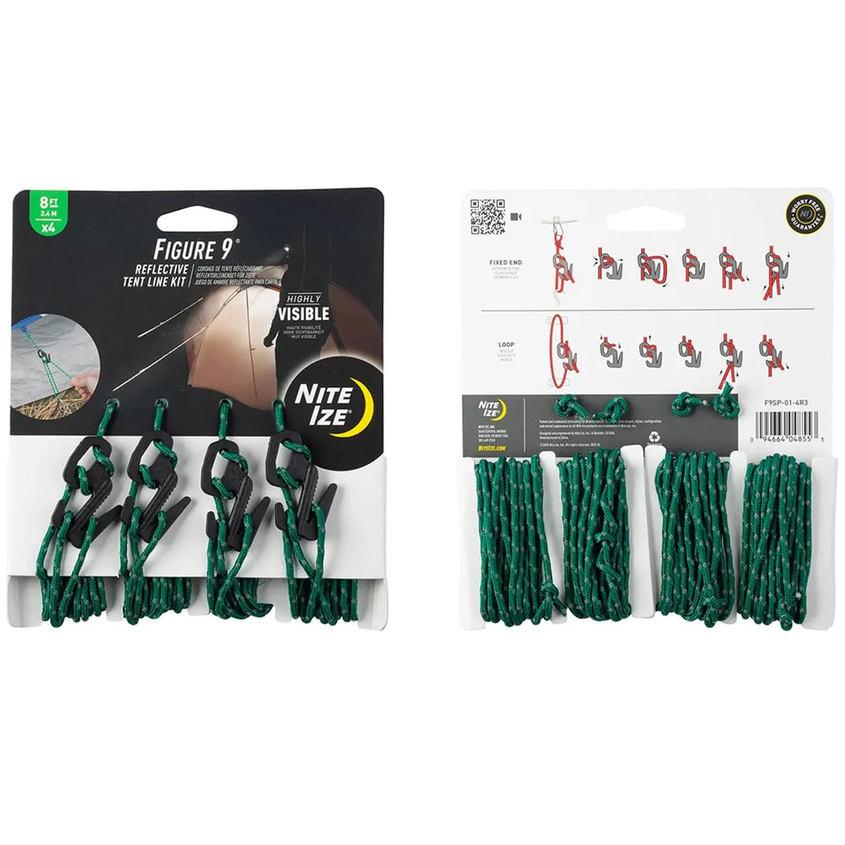 Nite Ize Figure 9 Reflective Tent Line Kit One Color One Size