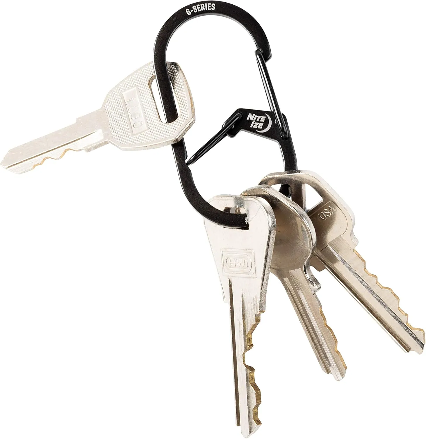 Nite Ize G-Series Dual Chamber Stainless Steel Carabiner