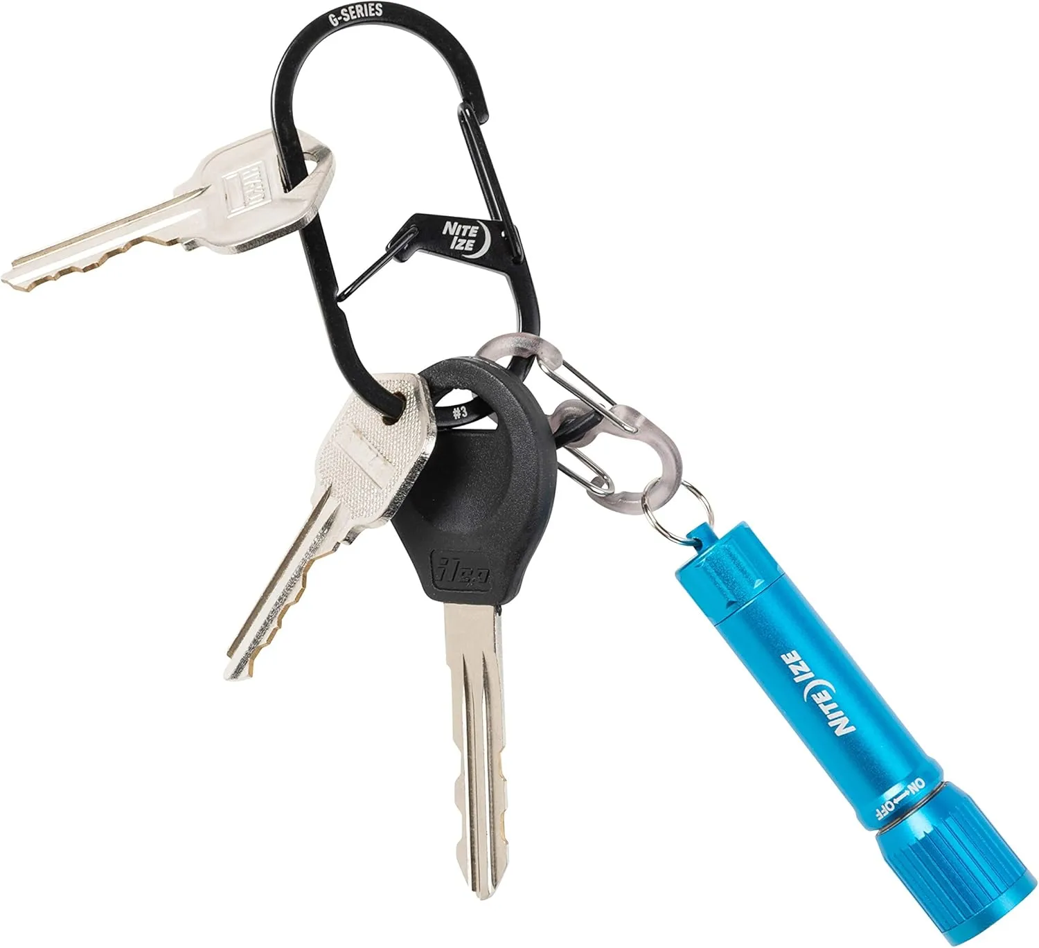 Nite Ize G-Series Dual Chamber Stainless Steel Carabiner