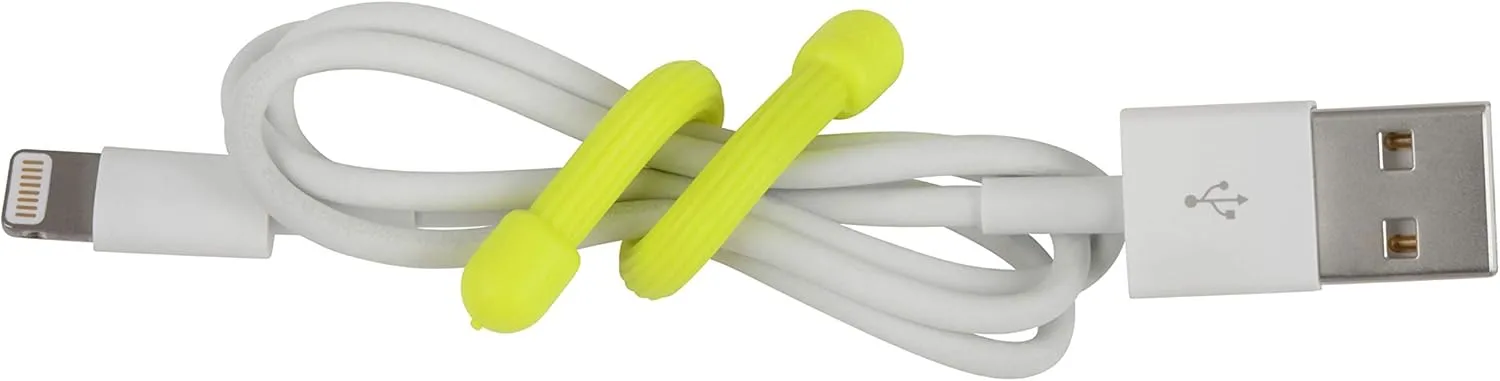 Nite Ize Original Gear Tie Reusable Rubber Twist Cord Organizers