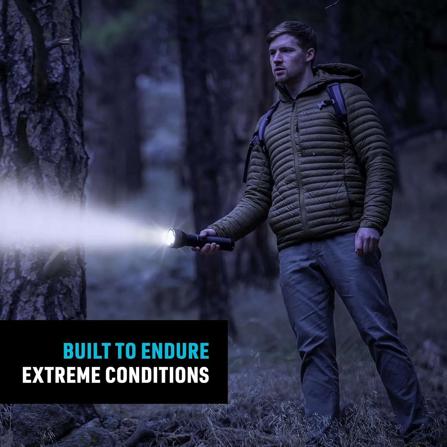 Nite Ize INOVA T11R Rechargeable Tactical Flashlight and Power Bank - Long Range 5800 Lumen Waterproof Flashlight