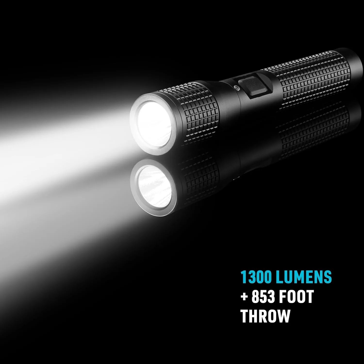 Nite Ize INOVA T4R Powerswitch Rechargeable Tactical Flashlight - 1300 Lumen Tactical Flashlight with Professional-Grade USB