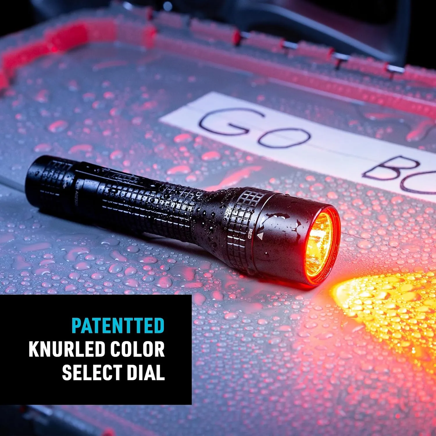 Nite Ize INOVA T8R PowerSwitch Rechargeable Dual Color Flashlight - Tactical LED Flashlight for First Responders & Law