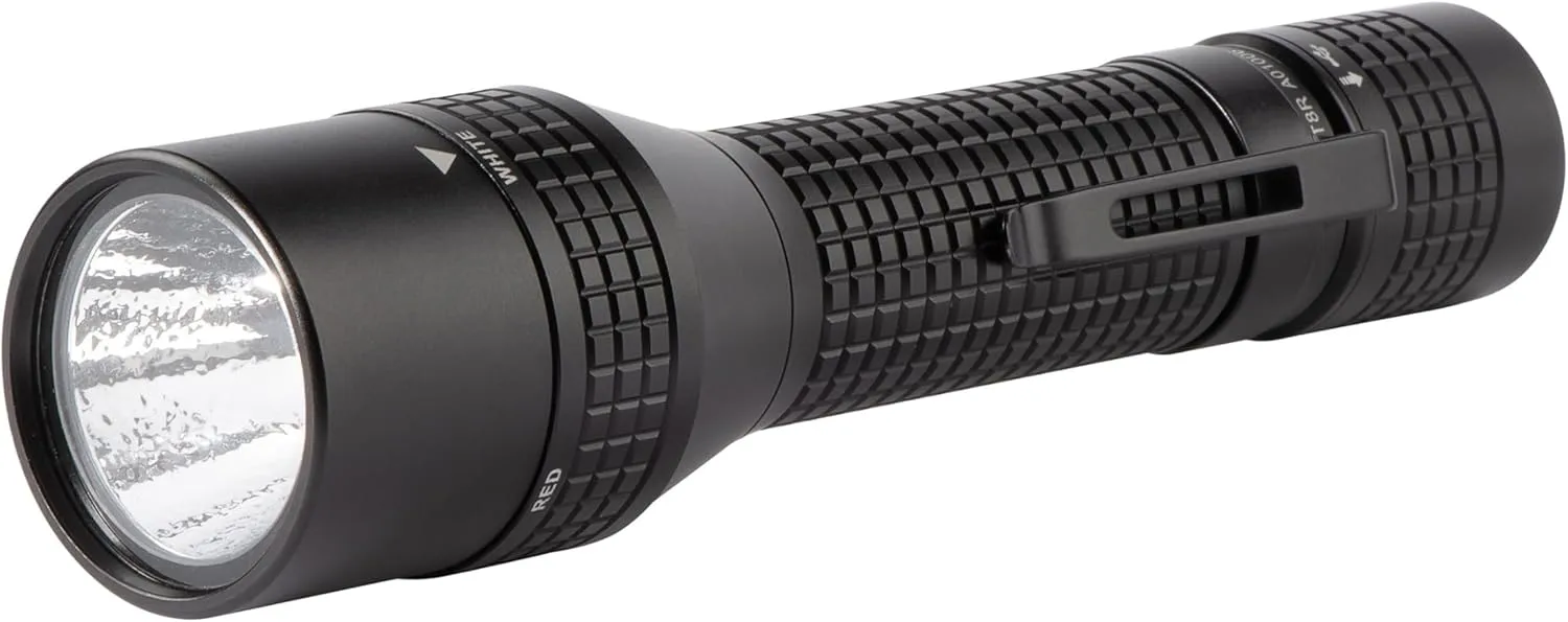 Nite Ize INOVA T8R PowerSwitch Rechargeable Dual Color Flashlight - Tactical LED Flashlight for First Responders & Law