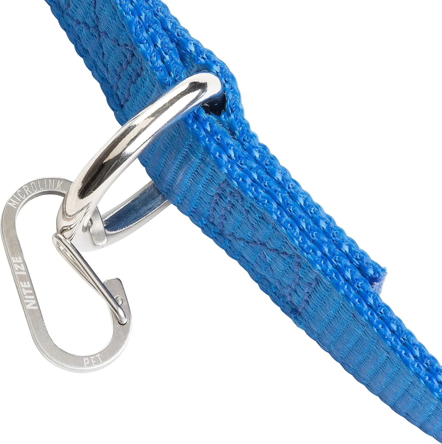 Nite Ize MicroLink Pet Tag Carabiner, Stainless Steel Cat and Dog Tag Clip, 2 Count (Pack of 1) LABEL