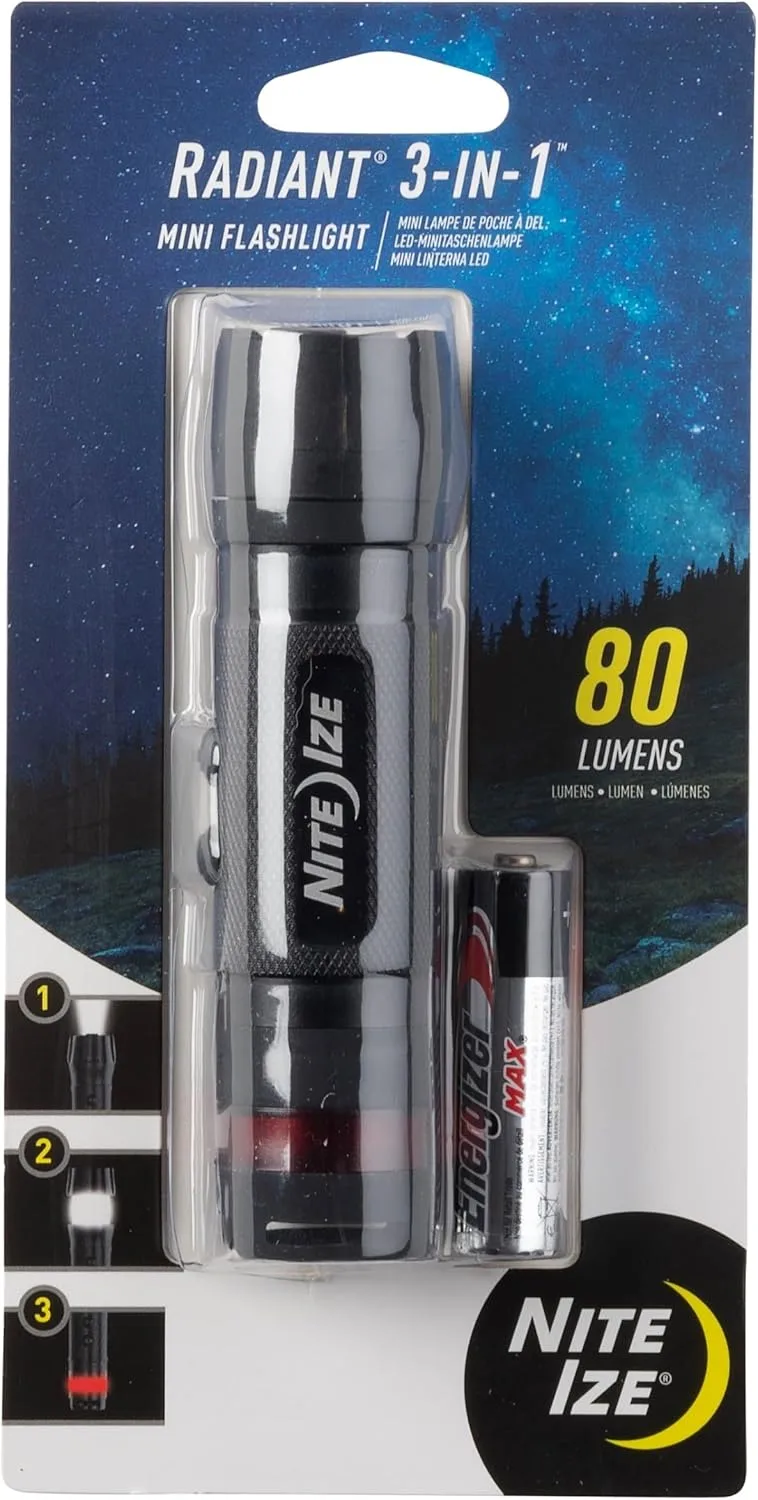 Nite Ize Radiant 3-in-1 LED Mini Flashlight and Lantern