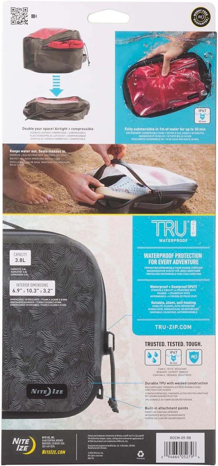 Nite Ize RunOff Waterproof Packing Cube with TRU Zip
