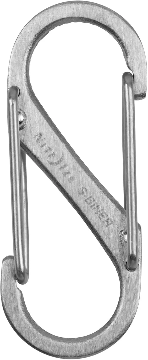 Nite Ize S-Biner Dual Carabiner in Stainless Steel