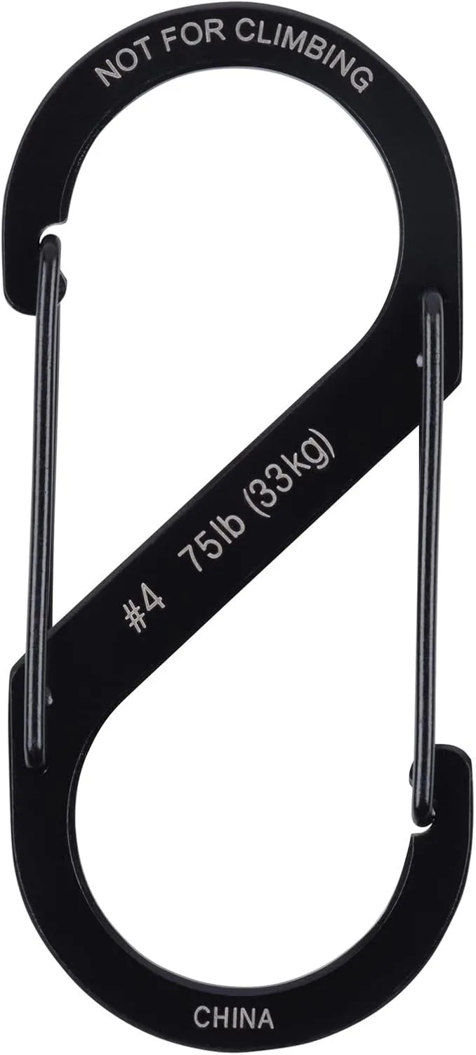 NITE IZE S-Biner Stainless Steel Dual-Gated Carabiner