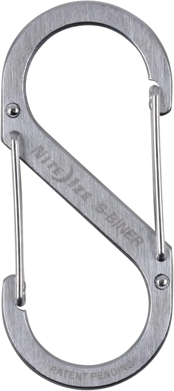 NITE IZE S-Biner Stainless Steel Dual-Gated Carabiner
