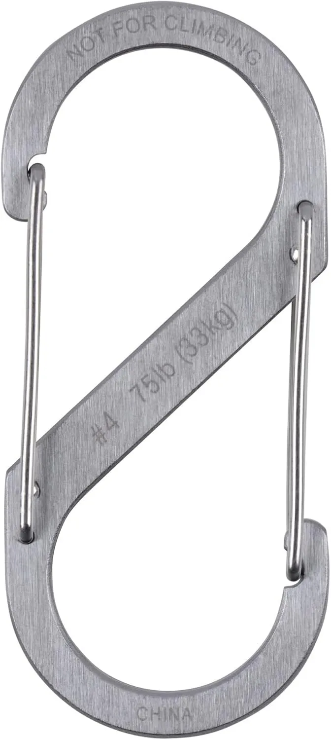 NITE IZE S-Biner Stainless Steel Dual-Gated Carabiner