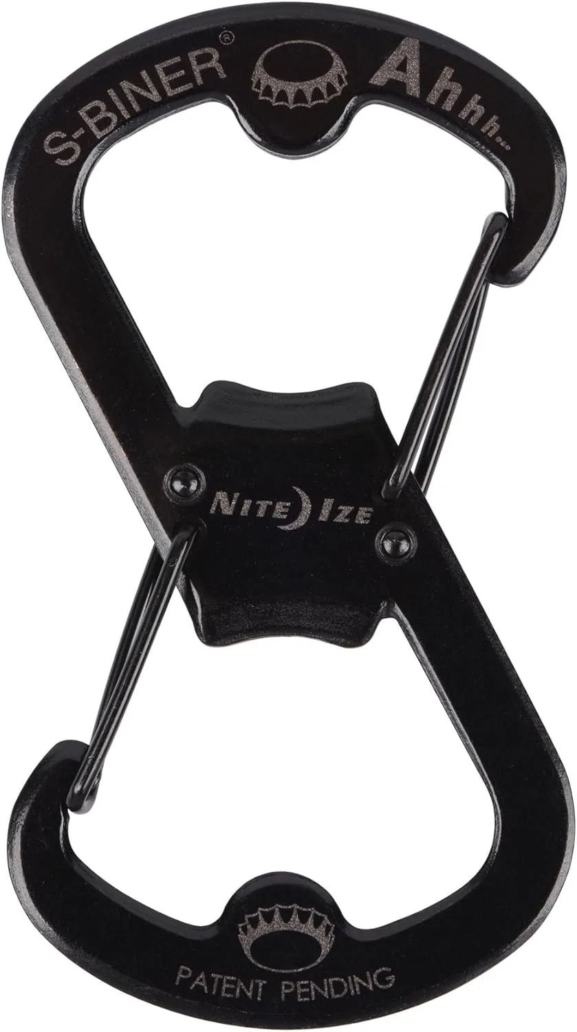 Nite Ize S-Biner Ahhh Dual-Function Carabiner and Bottle Opener