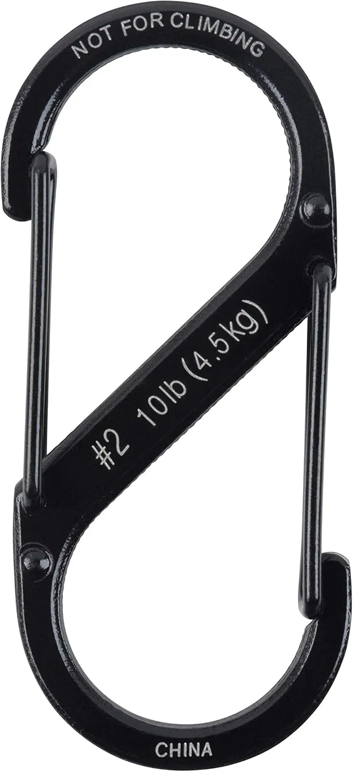 NITE IZE S-Biner Dual Carabiner, Stainless-Steel